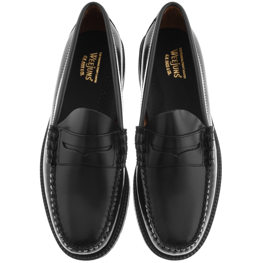 Alternative Image for ProductGH Bass Weejun 90 Larson Leather Loafers Black3